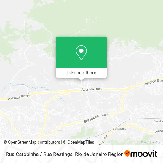 Rua Carobinha / Rua Restinga map