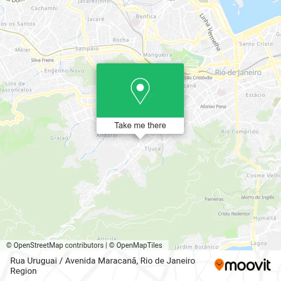 Rua Uruguai / Avenida Maracanã map