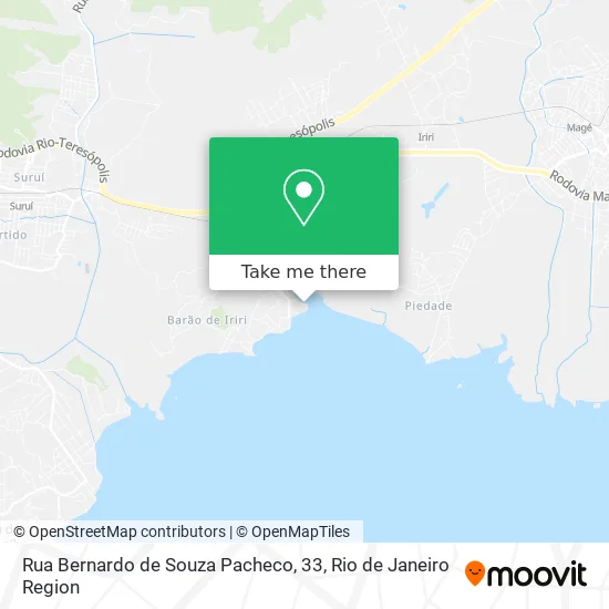 Rua Bernardo de Souza Pacheco, 33 map