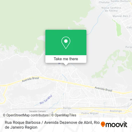 Rua Roque Barbosa / Avenida Dezenove de Abril map
