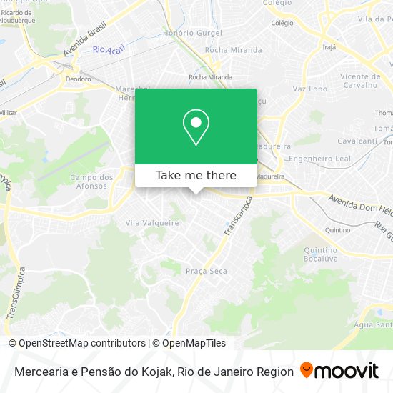 Mercearia e Pensão do Kojak map