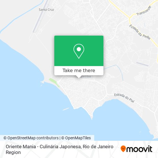 Oriente Mania - Culinária Japonesa map