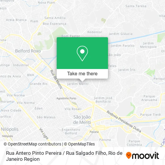 Rua Antero Pinto Pereira / Rua Salgado Filho map