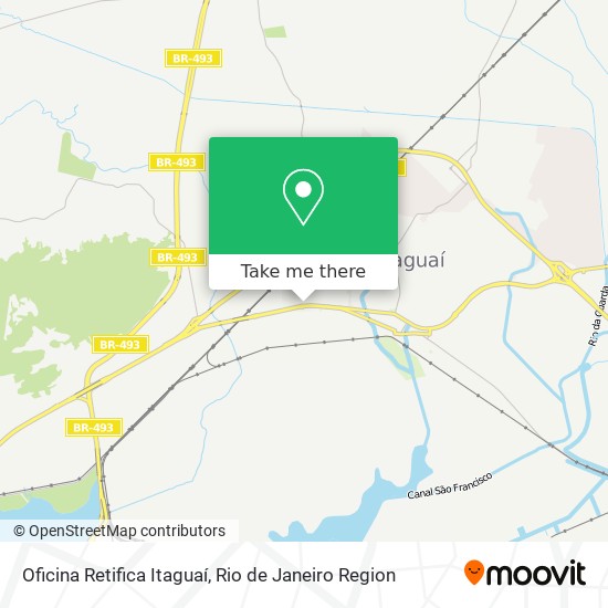 Oficina Retifica Itaguaí map