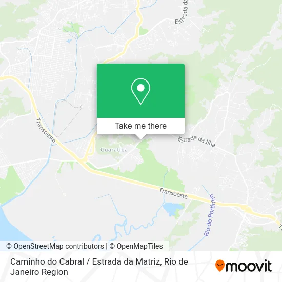 Caminho do Cabral / Estrada da Matriz map