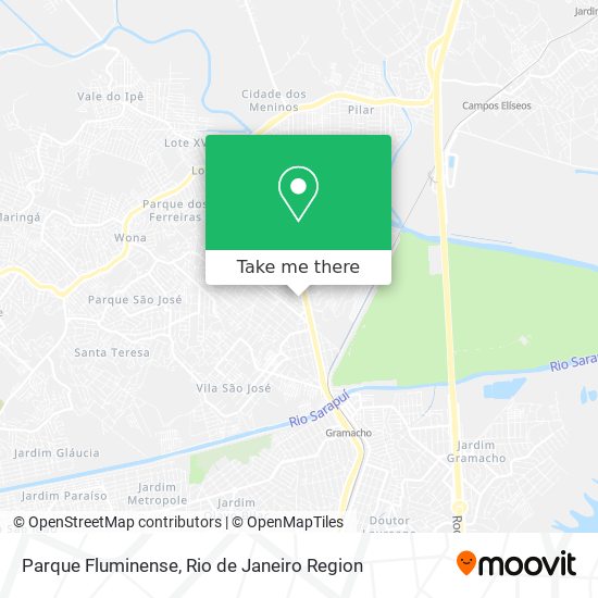 Parque Fluminense map