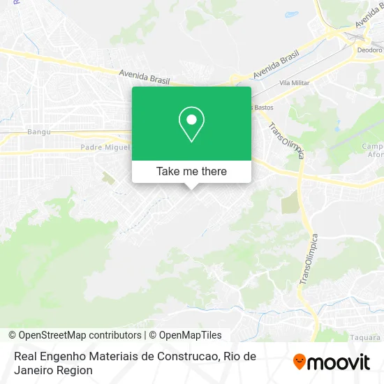 Real Engenho Materiais de Construcao map