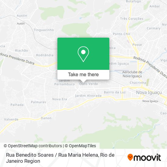 Rua Benedito Soares / Rua Maria Helena map