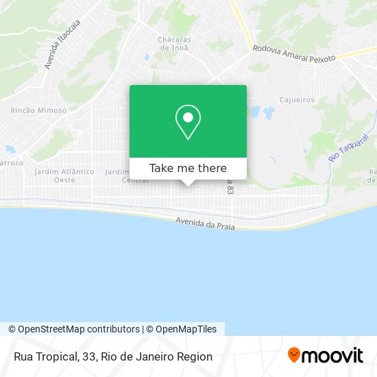 Rua Tropical, 33 map