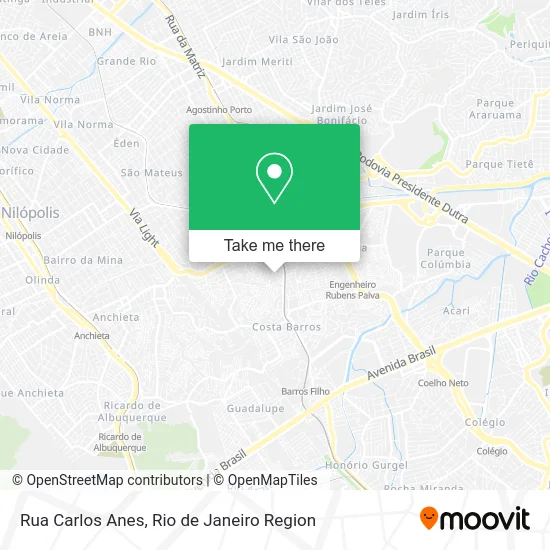 Rua Carlos Anes map
