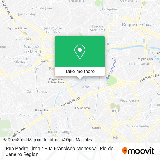 Rua Padre Lima / Rua Francisco Menescal map