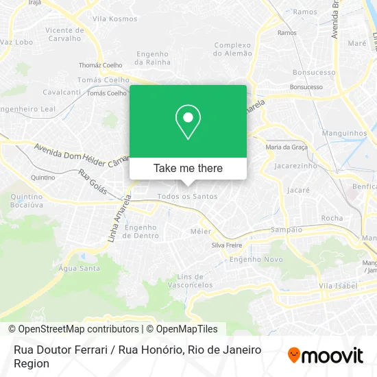 Rua Doutor Ferrari / Rua Honório map