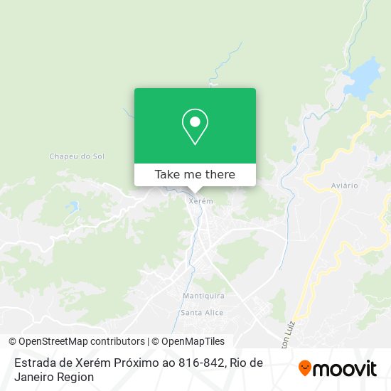 Estrada de Xerém Próximo ao 816-842 map