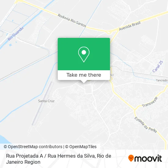 Rua Projetada A / Rua Hermes da Silva map