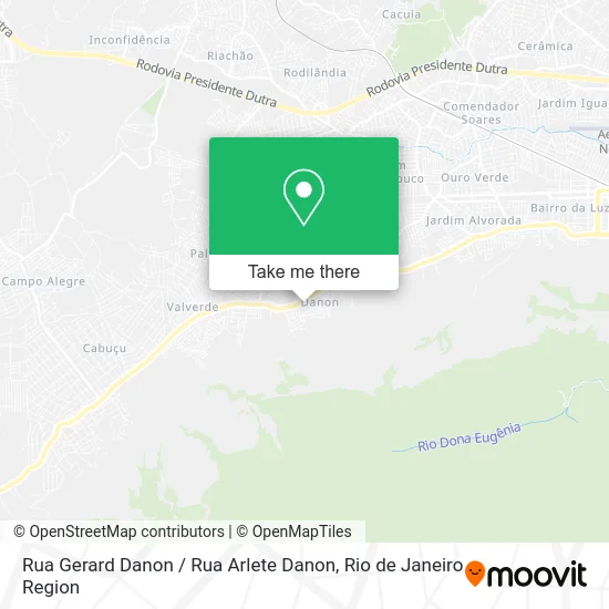 Rua Gerard Danon / Rua Arlete Danon map
