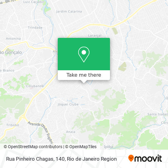 Mapa Rua Pinheiro Chagas, 140