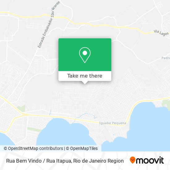 Rua Bem Vindo / Rua Itapua map