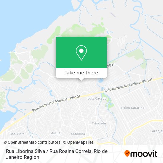 Mapa Rua Liborina Silva / Rua Rosina Correia