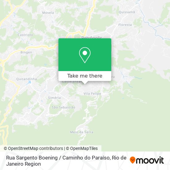 Rua Sargento Boening / Caminho do Paraíso map