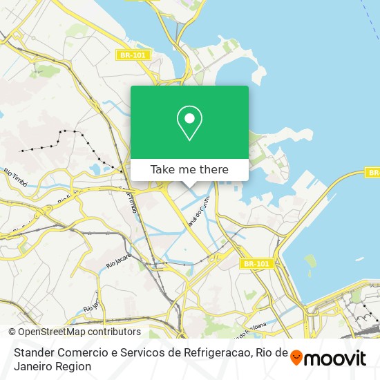 Stander Comercio e Servicos de Refrigeracao map