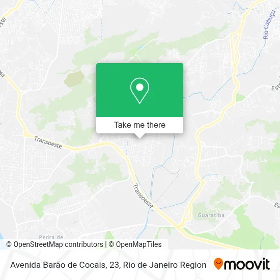 Avenida Barão de Cocais, 23 map