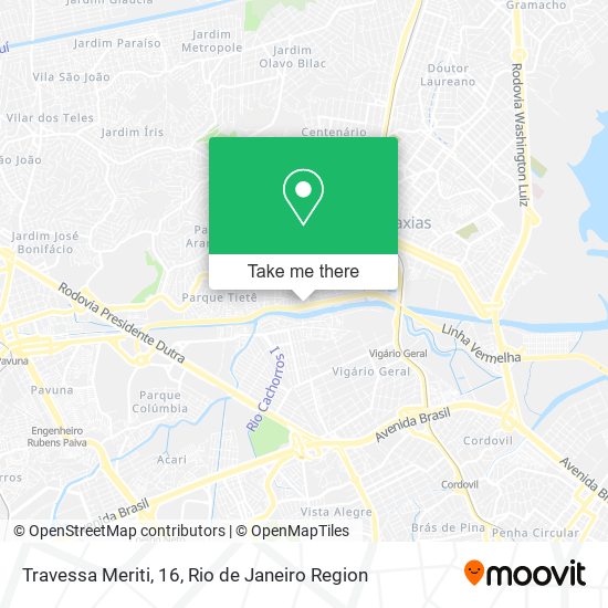 Travessa Meriti, 16 map