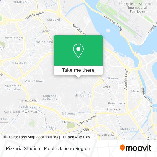 Pizzaria Stadium map