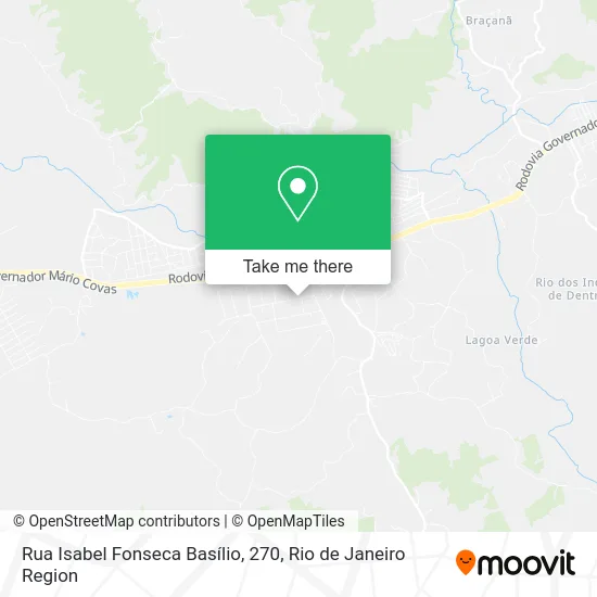 Rua Isabel Fonseca Basílio, 270 map