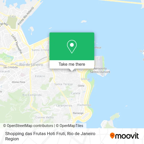 Shopping das Frutas Hoti Fruti map