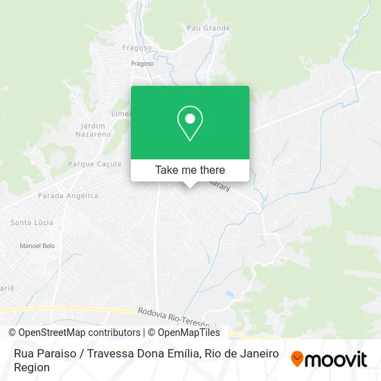 Rua Paraiso / Travessa Dona Emília map