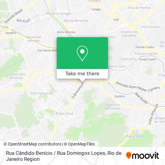 Rua Cândido Benício / Rua Domingos Lopes map
