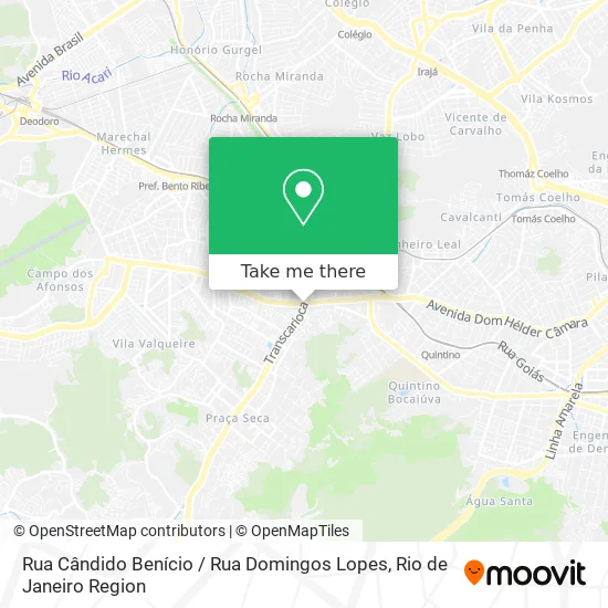 Rua Cândido Benício / Rua Domingos Lopes map