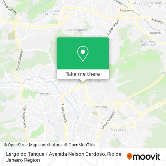 Largo do Tanque / Avenida Nelson Cardoso map