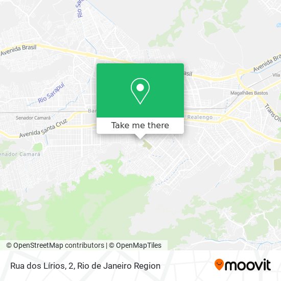 Mapa Rua dos Lírios, 2