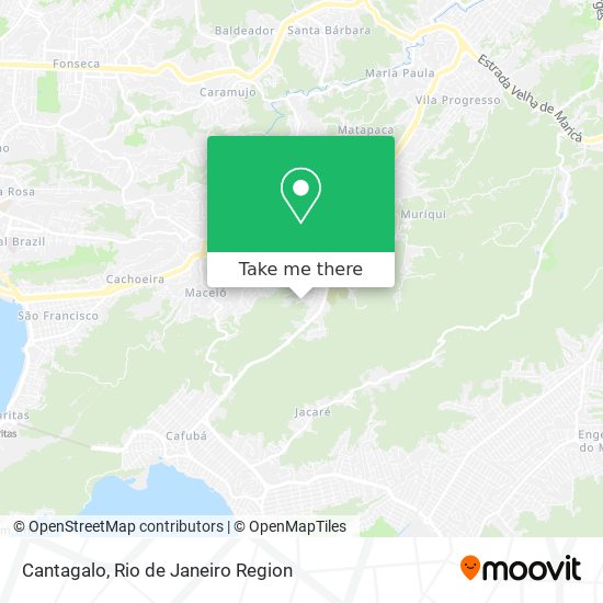 Cantagalo map