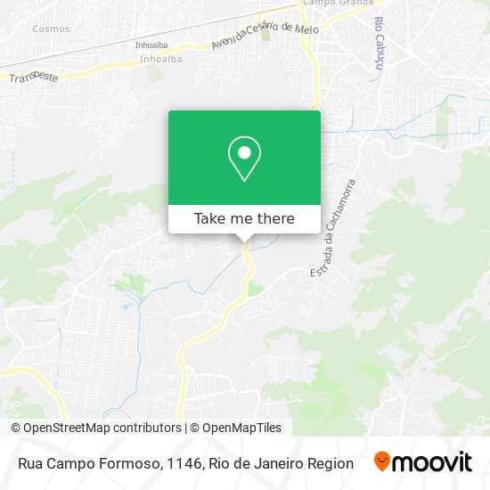 Rua Campo Formoso, 1146 map