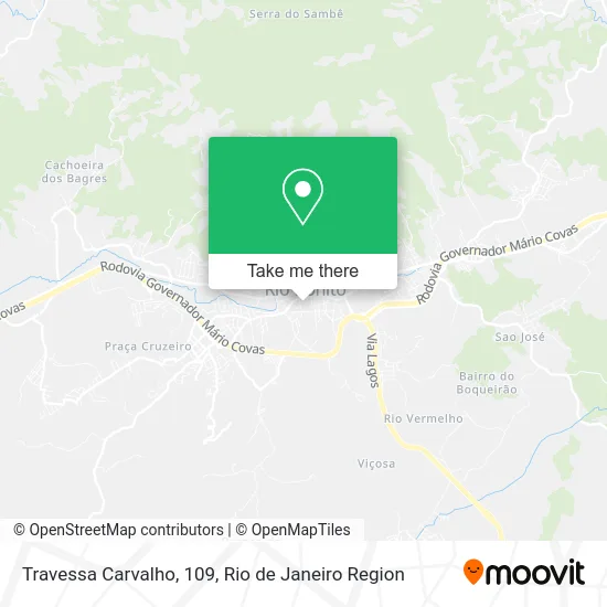 Travessa Carvalho, 109 map