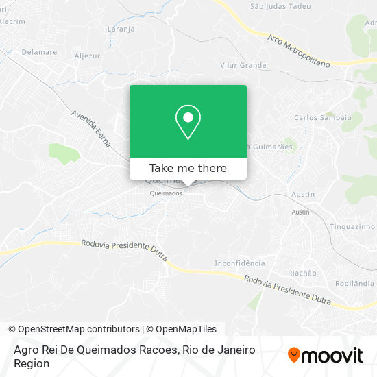 Agro Rei De Queimados Racoes map