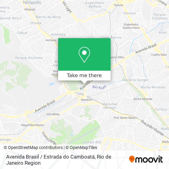 Avenida Brasil / Estrada do Camboatá map