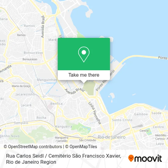Rua Carlos Seidl / Cemitério São Francisco Xavier map