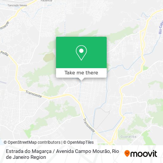 Estrada do Magarça / Avenida Campo Mourão map