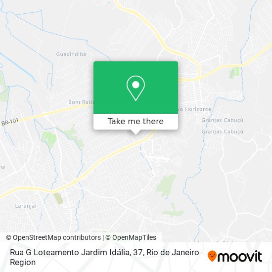 Mapa Rua G Loteamento Jardim Idália, 37