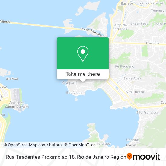 Rua Tiradentes Próximo ao 18 map