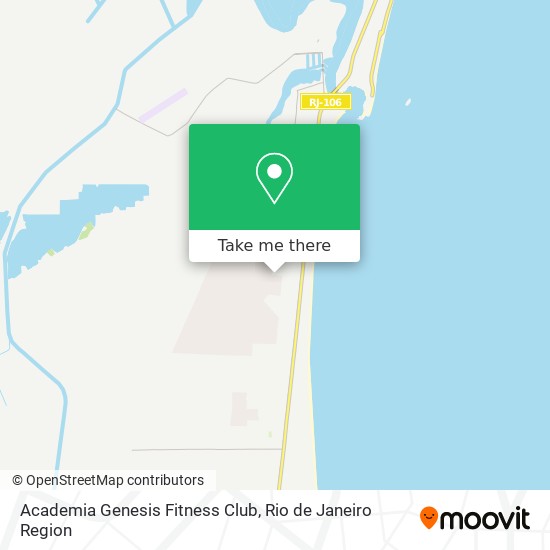 Academia Genesis Fitness Club map