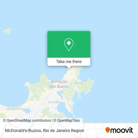 McDonald's-Buzios map