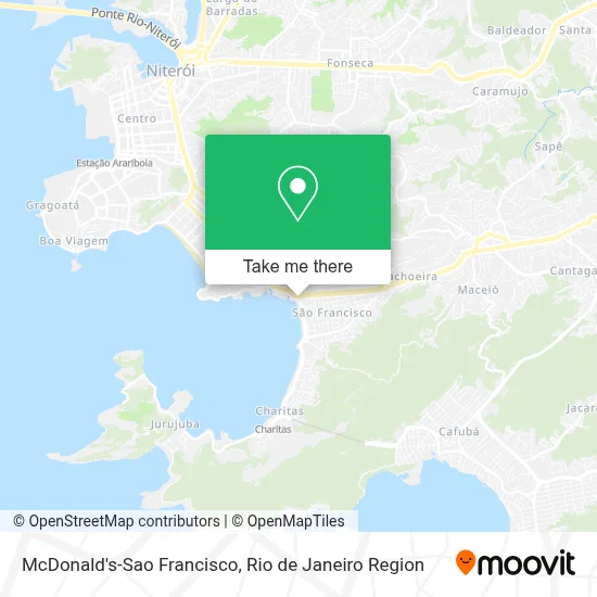McDonald's-Sao Francisco map