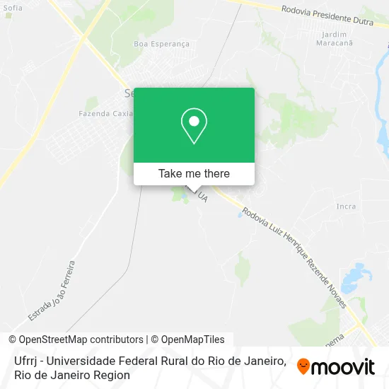 Ufrrj - Universidade Federal Rural do Rio de Janeiro map