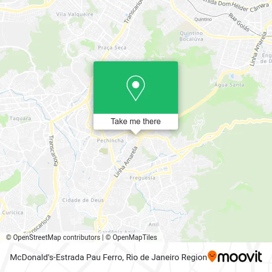 McDonald's-Estrada Pau Ferro map