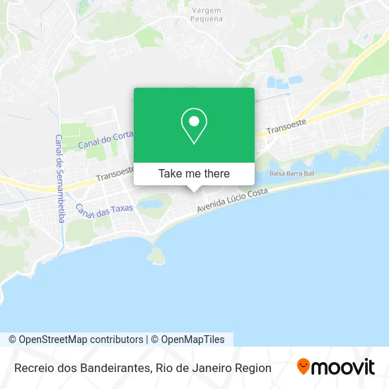 Recreio dos Bandeirantes map