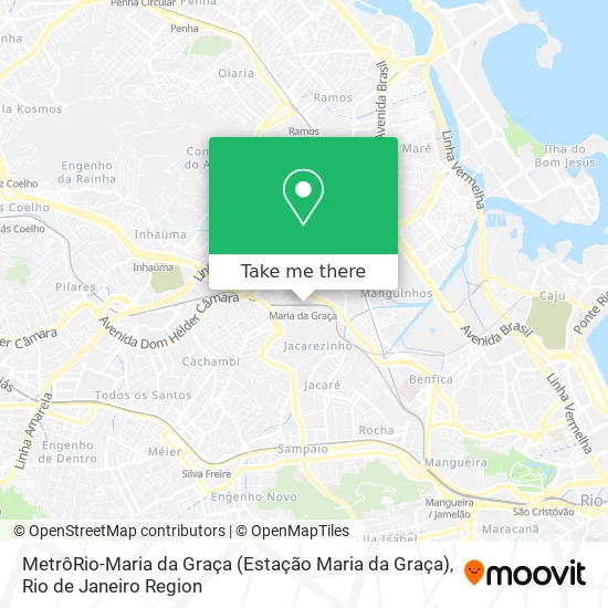 MetrôRio-Maria da Graça map